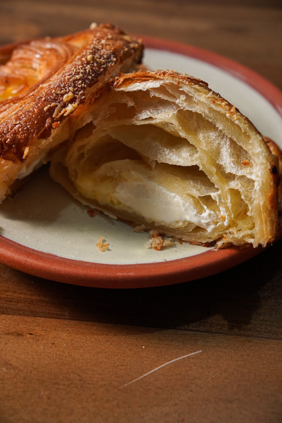 Croissant de 3 quesos.