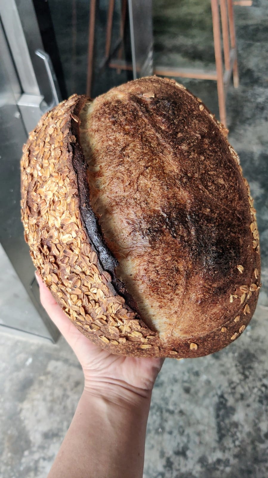 Sourdough arroz integral & avena