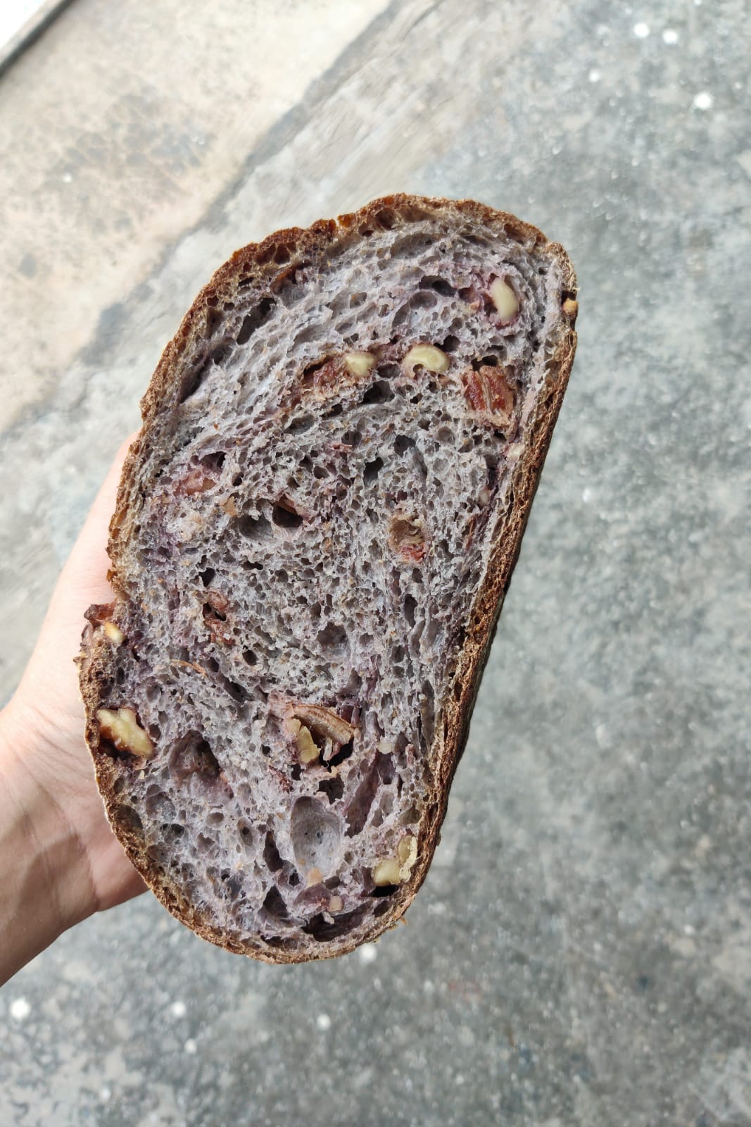 Sourdough de datiles & Nuez del nogal