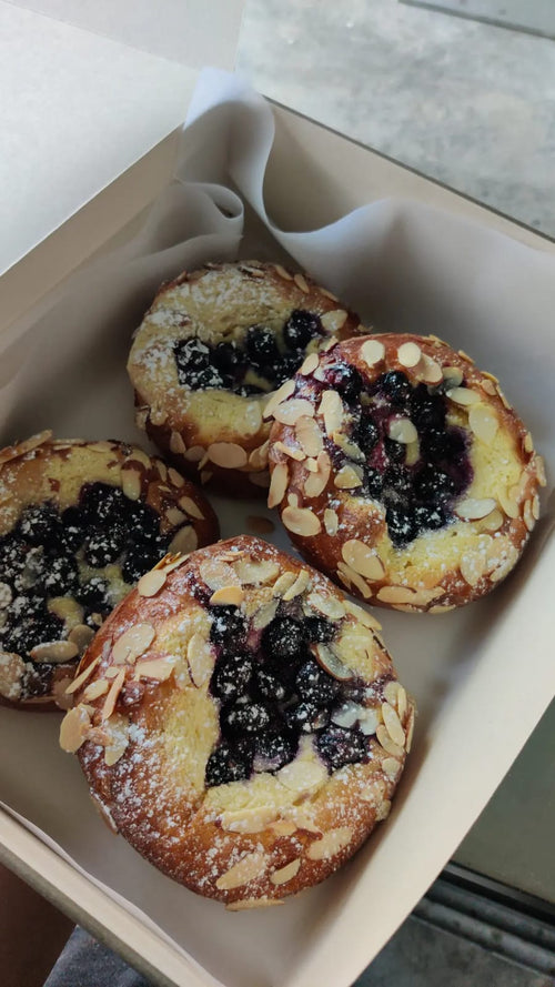 Brioche cheesecake de arándanos