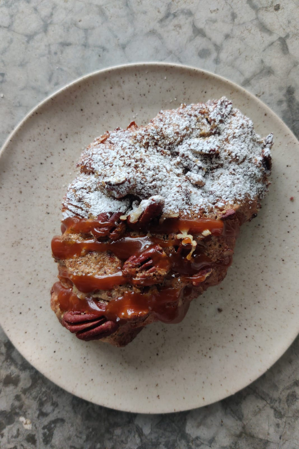 Croissant pecan pie