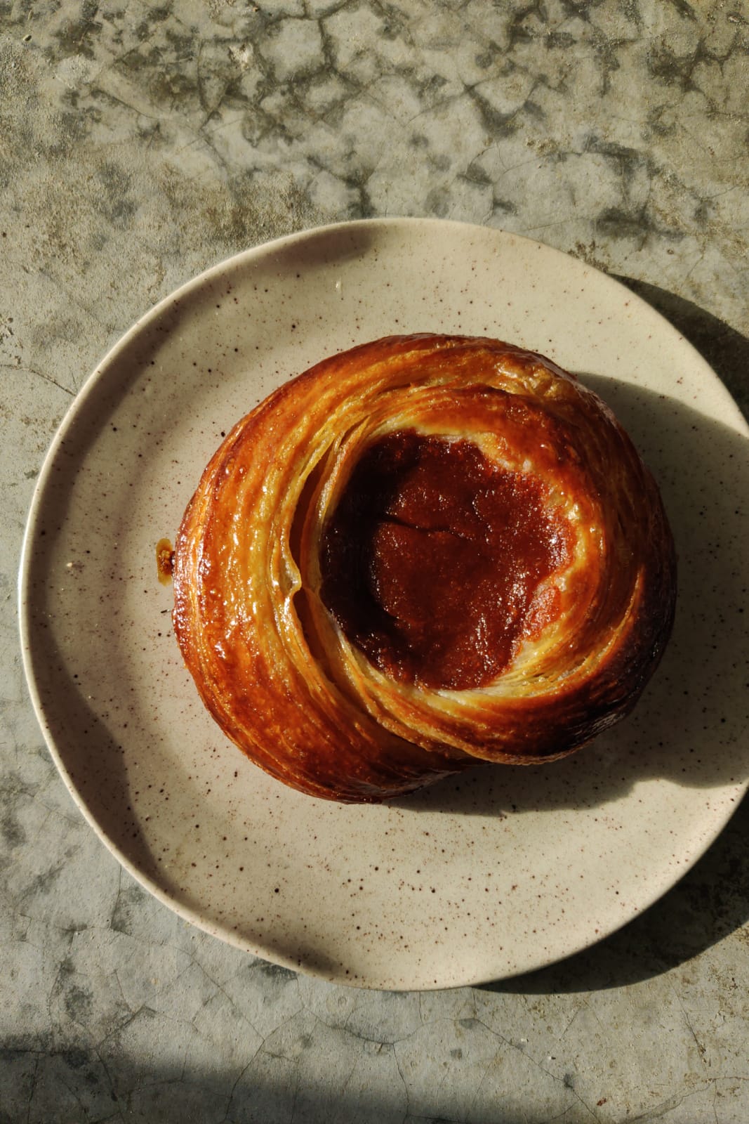 Danesa de guayaba y queso crema